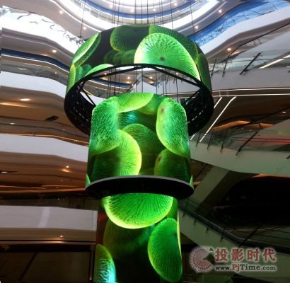 青松室內全彩LED屏在北京愛琴海驚艷亮相