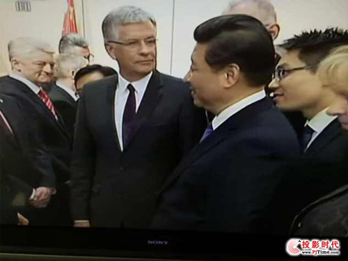 中華人民共和國主席習近平親切接見雅圖董事長謝敬