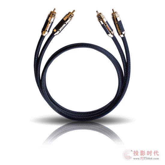 導體采用單結晶無氧銅：Oehlbach XXL Black Connection Master訊號線