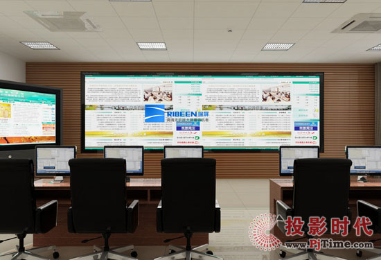 瑞屏DLP激光無縫大屏幕在數字城管領域的應用