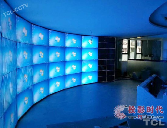 TCL大屏拼接進駐交通銀行桂林分行