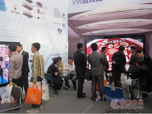 卓華光電微間距LED屏濟南安防展首秀