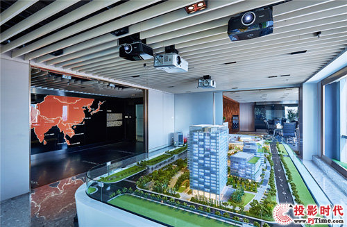 豐樹集團上海地產項目展示廳全貌