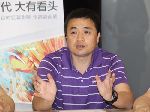 明基中國投影產品總監黃振宇