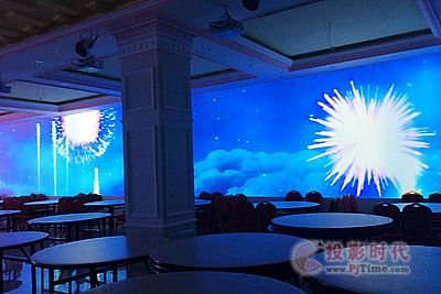 INFOPLAY融合技術應用于某酒店宴會廳
