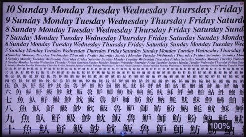 字體測試