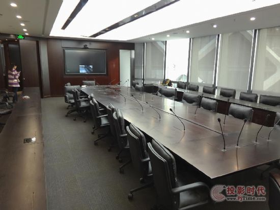 捷控音視頻解決方案裝備保利國際廣場多功能會議室