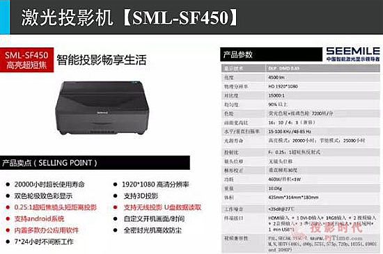 視美樂推出中國首款超短焦激光工程機