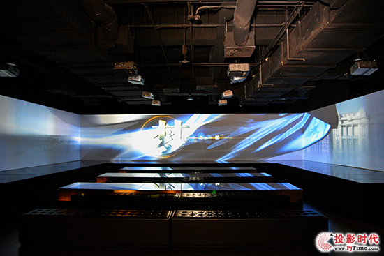 上海電影博物館“影海溯源”展廳的精彩內容由10臺Vivitek(麗訊)D6520投影機展示