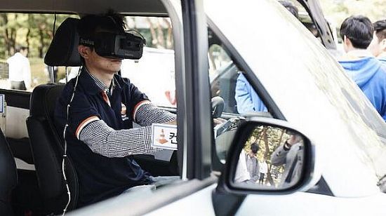 韓國現代：戴上虛擬現實頭盔可自學駕車課程