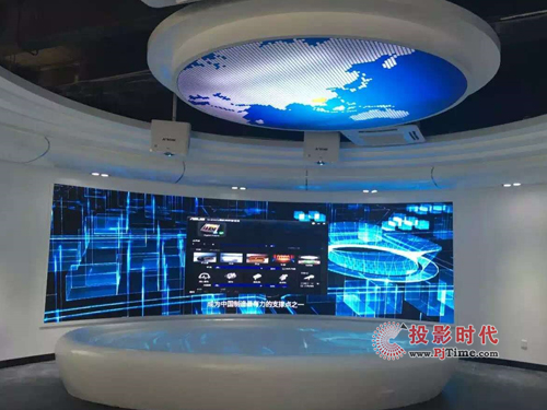 樂麗投影機為廣西石墨烯研究院展覽館添彩