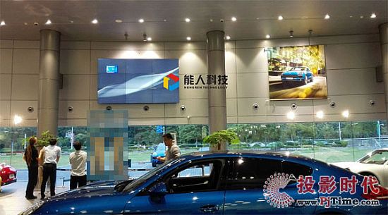 能人可視化閃耀某國際知名跑車4S店