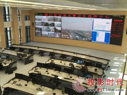 上海三思小間距高清LED監(jiān)控屏助力智慧交通