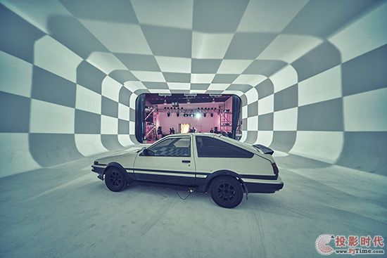 Vivitek(麗訊)激光投影打造震撼賽車3D Mapping Show