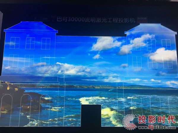 巴可30000流明戶外投影秀
