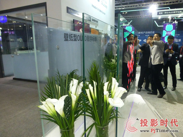 纖薄的壁紙型OLED顯示器