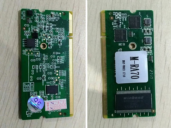 RA-70 接收卡正反面圖片