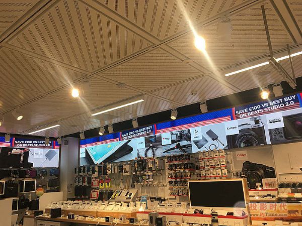 創意“視界” 優景大屏落戶倫敦國際機場免稅店