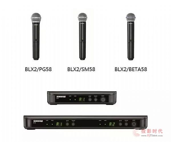 舒爾 - BLX無線系統之話筒的選擇