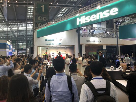 海信世界杯指定電視U7中國電子信息展上摘金獎