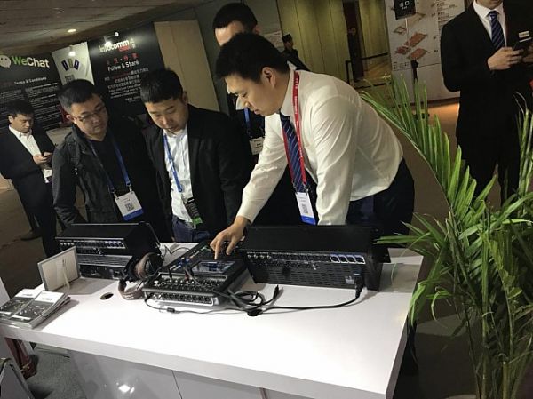 音王首次參加北京Infocomm 20路緊湊型數字調音臺吸人氣