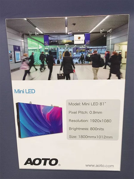 WӡMini LED@ʾϵyInfoCommչʽl