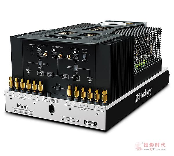 雙機驅動：McIntosh MC901管晶雙單聲道后級