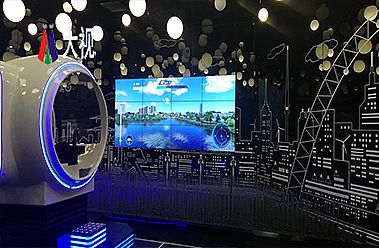 大視拼接處理器應用于云南某展館
