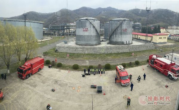 華平為吉林石油化工演練提供技術保障