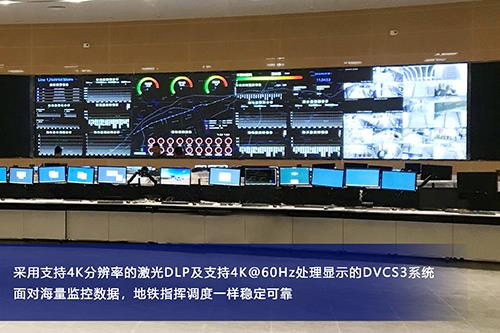 呼和浩特地鐵打造4K指揮調度監控大屏確保軌交安全