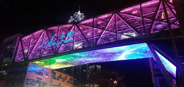 洲明再造網紅景點！1400㎡創意屏點亮寧波“曼哈頓”！