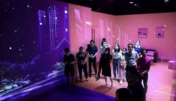 百年建筑延壽5D展廳，采用數字技術沉浸式場景的互動體驗空間
