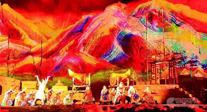 沉浸式夢幻山谷光影演繹《阿蘭拉格達》| 甘肅張掖七彩丹霞景區