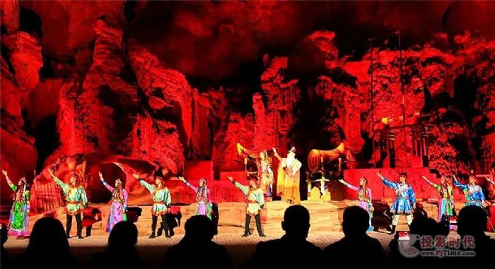 沉浸式夢幻山谷光影演繹《阿蘭拉格達》| 甘肅張掖七彩丹霞景區