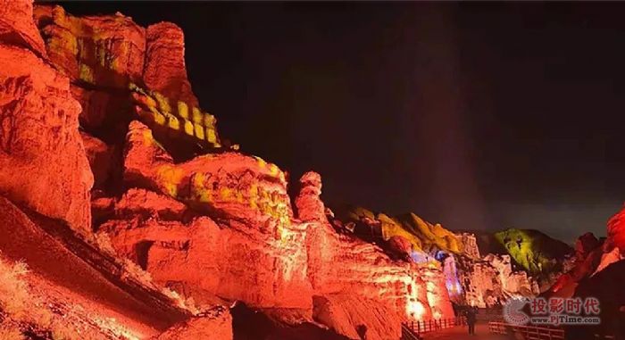 沉浸式夢幻山谷光影演繹《阿蘭拉格達》| 甘肅張掖七彩丹霞景區