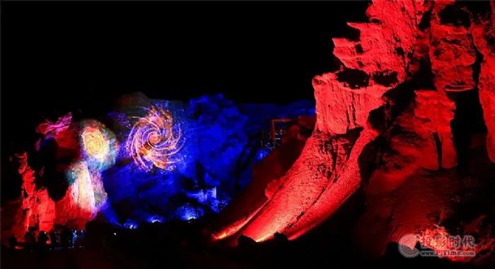 沉浸式夢幻山谷光影演繹《阿蘭拉格達》| 甘肅張掖七彩丹霞景區