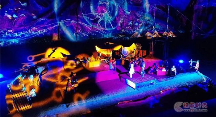 沉浸式夢幻山谷光影演繹《阿蘭拉格達》| 甘肅張掖七彩丹霞景區