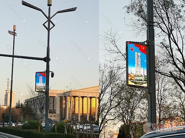 智慧燈桿屏,智慧路燈屏