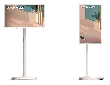 LG 推出帶有滾輪的無線電視“StandbyME”,多媒體信息發布系統,數字標牌,數字告示，digital signage