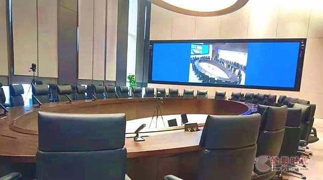 三思為金磚國家新開發銀行總部大樓提供小間距LED顯示系統