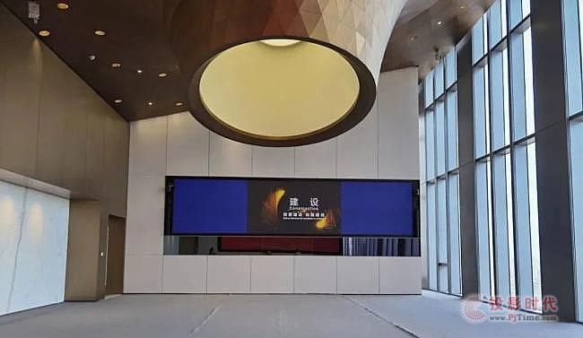 三思為金磚國家新開發銀行總部大樓提供小間距LED顯示系統
