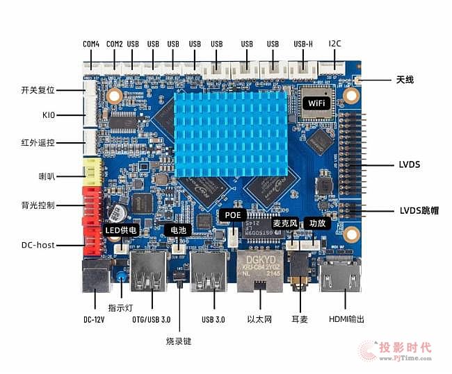 亮鉆科技推出基于瑞芯微RK3399處理器的智能人機(jī)界面主板H-3399
