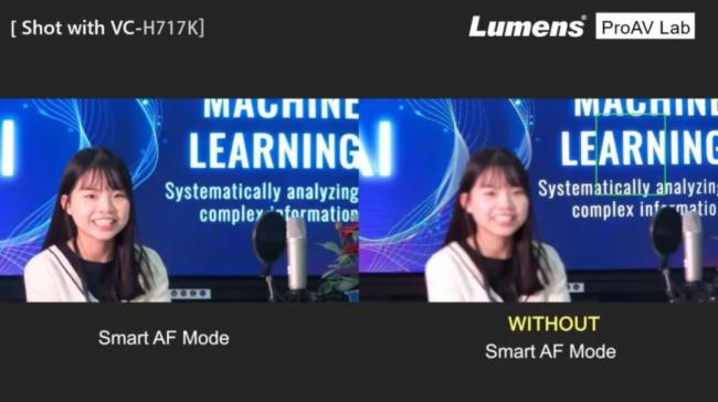 Lumens Smart AF(智能聚焦)技術，讓攝像機不再失焦