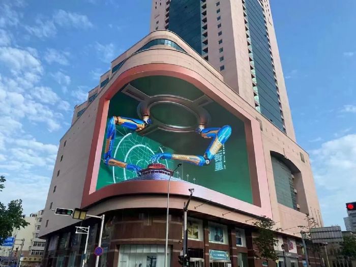 青島最大戶外裸眼3D亮相，打造“元宇宙”街區