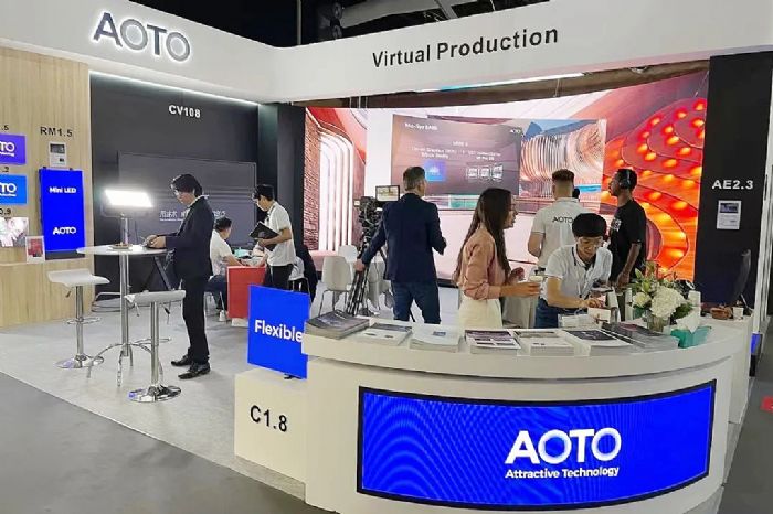 奧拓電子亮相IBC2022，展現XR虛擬拍攝技術強大魅力