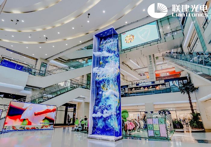 聯(lián)建光電室內裸眼3D又添新案例，打造北京商業(yè)新地標