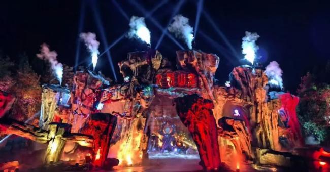 麗訊激光投影機(jī)打造戶外夜游項(xiàng)目：張家界《九歌·山鬼》