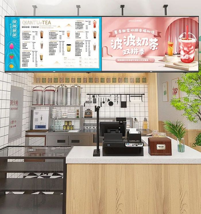 智能云服務(wù)，高清新視界！AOC翼彩系列F2L數(shù)字標(biāo)牌，多場(chǎng)景廣泛應(yīng)用！