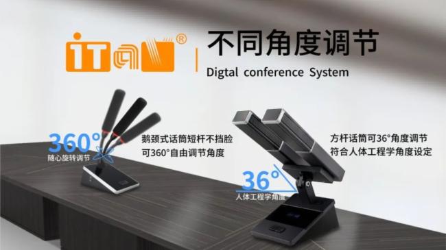 ITAV數字會議系統家族再添新成員：ZT68系列和TL68系列