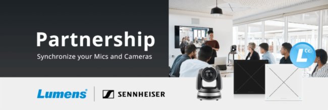 品牌聯盟 | Sennheiser（森海塞爾) VS Lumens--帶來混合會議飛躍式進步！